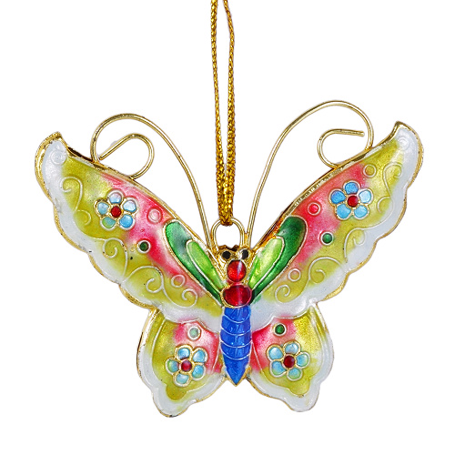 Schmetterling, Deko, Cloisonne Emaille, 0442 - zum Schließen ins Bild klicken